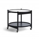 Brdr. Krüger - Tray Table - 60cm - Black Painted Beech SORT/ HVIT BRETT thumbnail