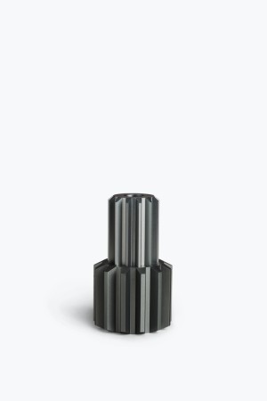 NEW WORKS Gear Candleholder, Cold grey, tall