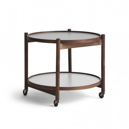 Brdr. Krüger - Tray Table - 60cm - Oiled Walnut LYS / GRÅ BRETT