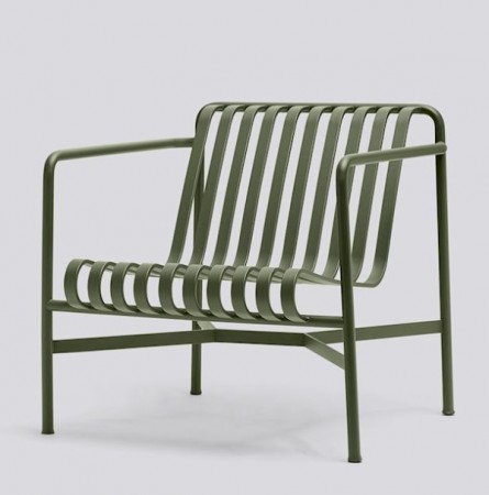 Hay Palissade lounge chair olive pute