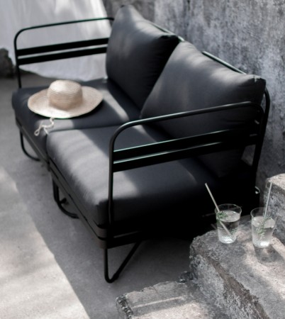 Ygg & Lyng bris outdoor sofa 2 seter -black